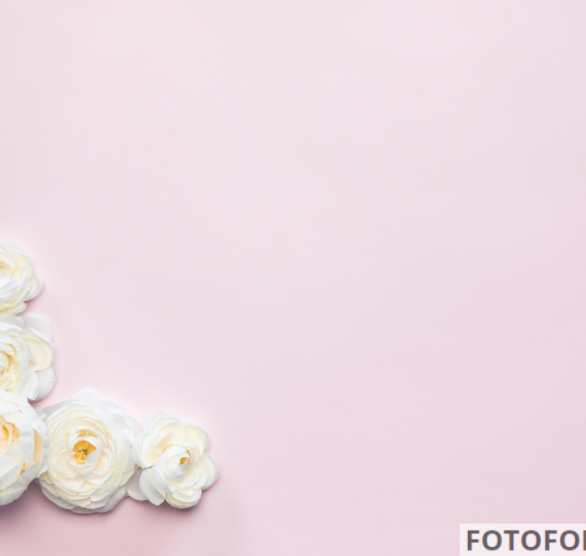 Фотофон квітковий рожевий фон