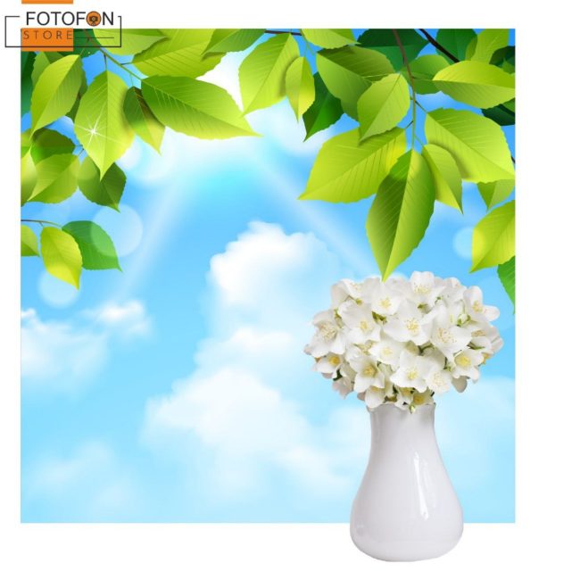 Фотофон Зелені листочки