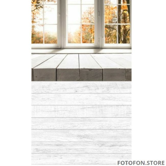 Фотофон Стіна Підлога "Осіннє вікно"