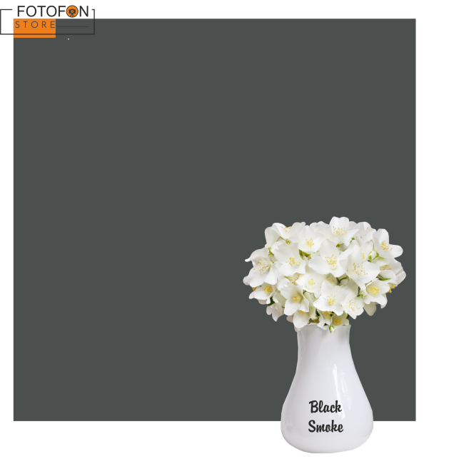 Фотофон однотонний графітовий Black Smoke