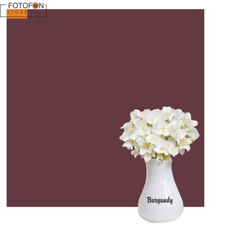 Фотофон однотонний бордовий Burgundy