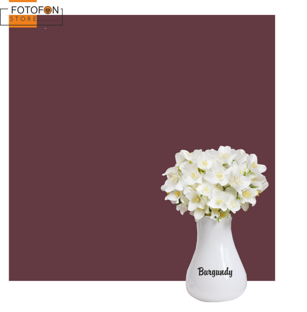 Фотофон однотонний бордовий Burgundy