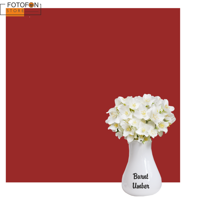 Фотофон однотонний червоний Burnt Umber