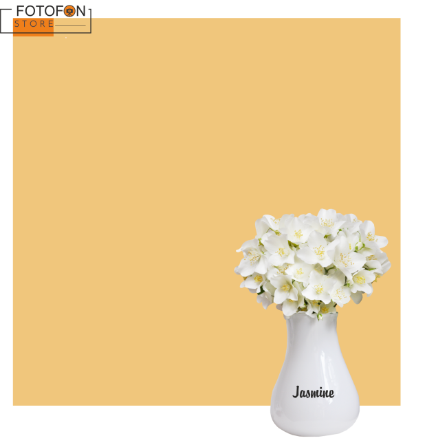 Фотофон однотонний жовтий Jasmine