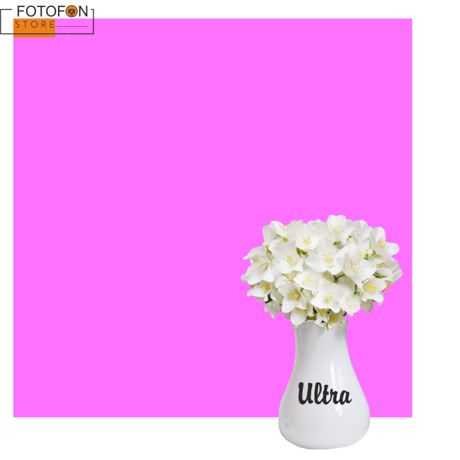 Однотонний фотофон яскраво-рожевий Ultra