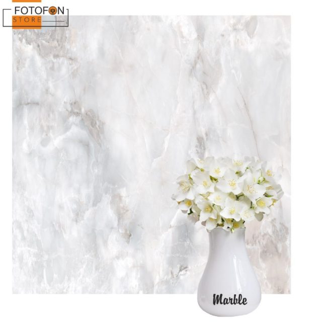 Фотофон, фон для фото вініловий студійний Текстура Cірий мармур