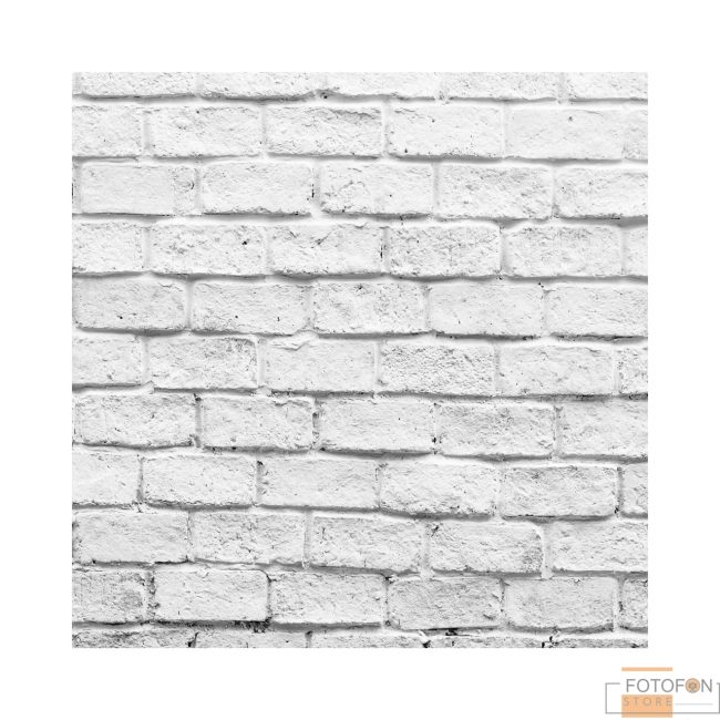 Фотофон, фон для фото вініловий студійний текстури Сірий велика цегла