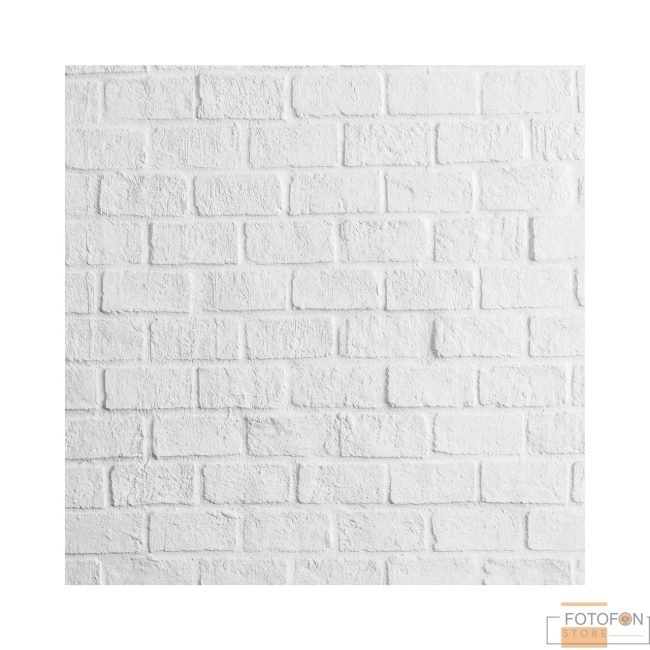 Фотофон, фон для фото вініловий студійний текстури Біла велика цегла