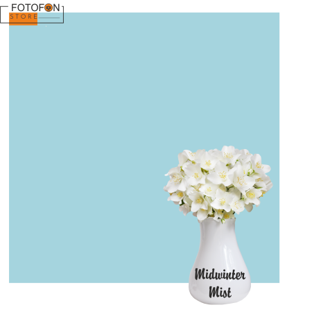 Однотонний фон блакитний Midwinter mist