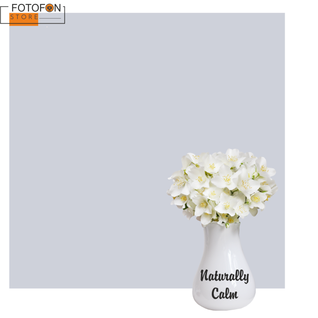 Однотонний фон Сіро-голубий, вініловий студійний фон для фото Naturally Calm