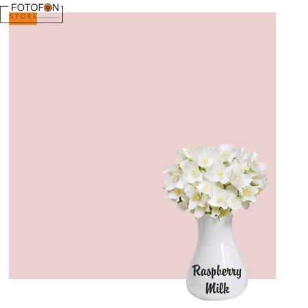 Однотонний фон Бежевий, вініловий студійний фон для фото Raspberry Milk