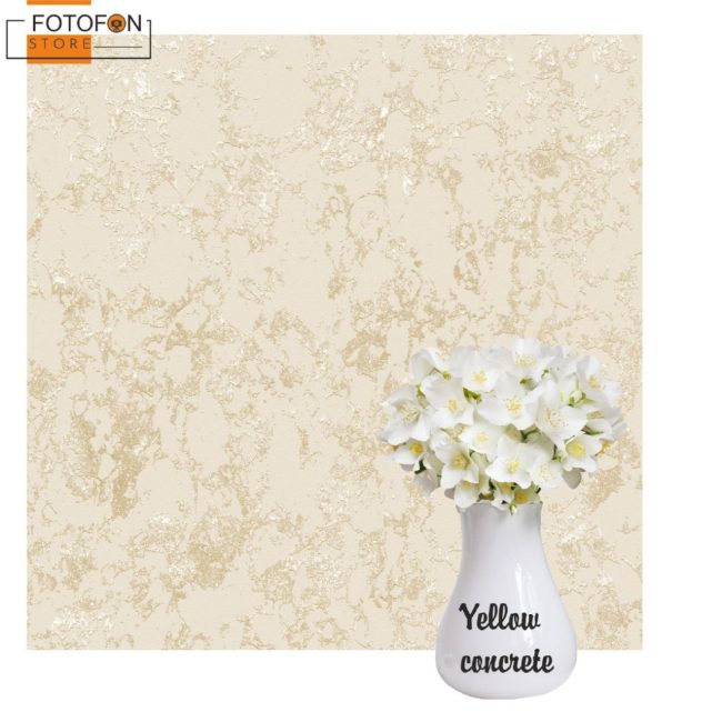 Фотофон для предметної зйомки Yellow concrete