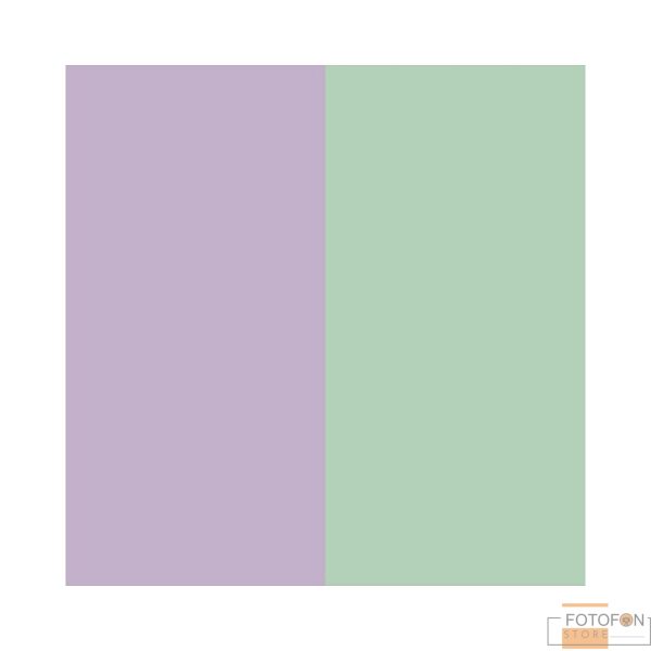 Однотонний вініловий фотофон Double Lavander-Green - Image 2