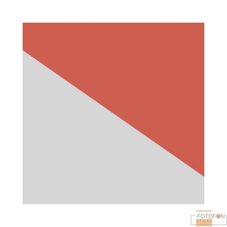 Однотонний вініловий фотофон Double Orange-Grey - Image 2