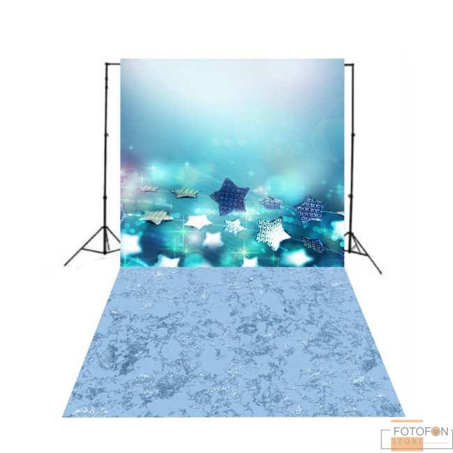Фотофон для фотостудії Новорічні зірочки