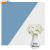Однотонний вініловий фотофон Double Blue - grey