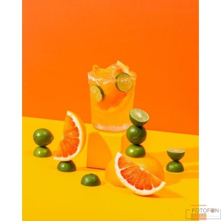 Однотонний вініловий фотофон Double Orange-Yellow