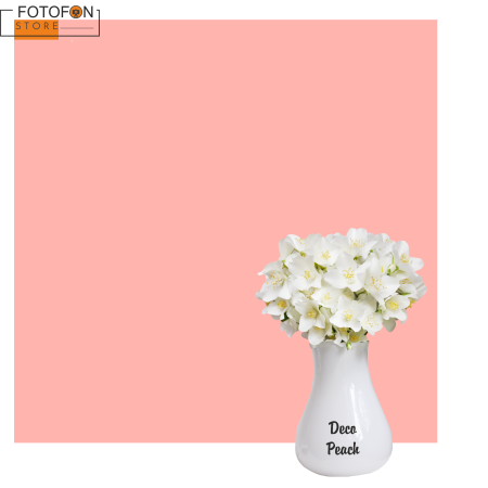 Однотонний фон Персиковий Deco Peach