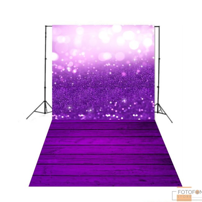 Вініловий фон Стіна Підлога Violet bokeh lights