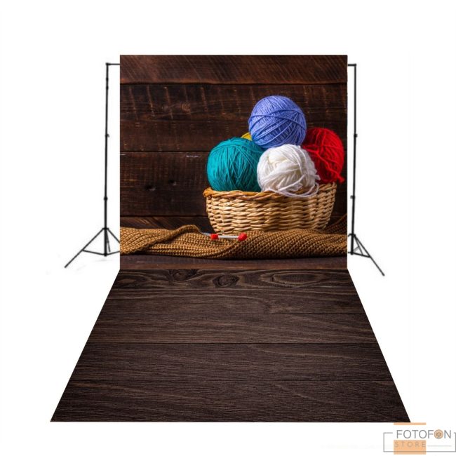 Вініловий фон Стіна Підлога "Knitting"