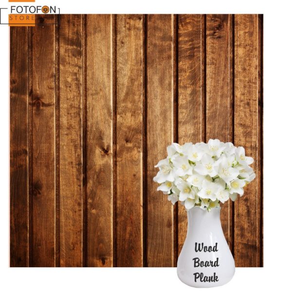 Вініловий фон для студійної фотозйомки Wood Board Plank