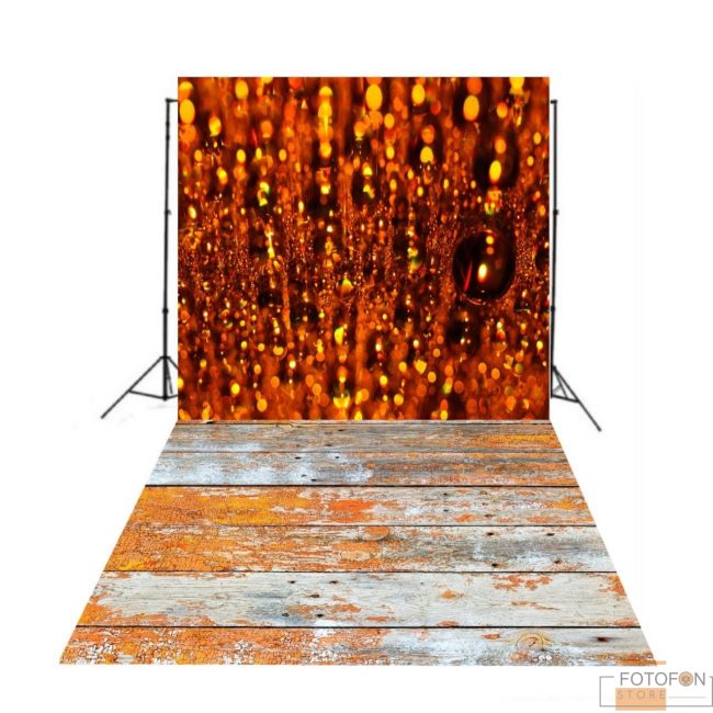 Фотофон Стіна Підлога Gold Drops