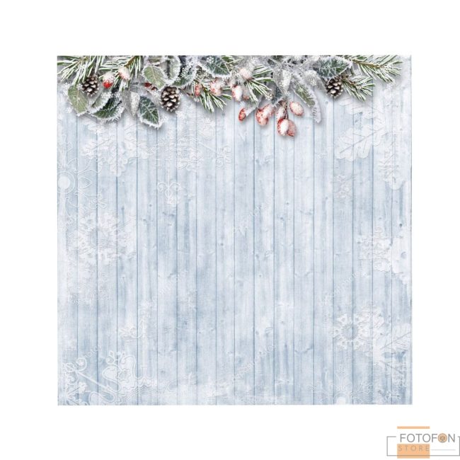 Вініловий фотофон для предметної зйомки Icy Blue Wood