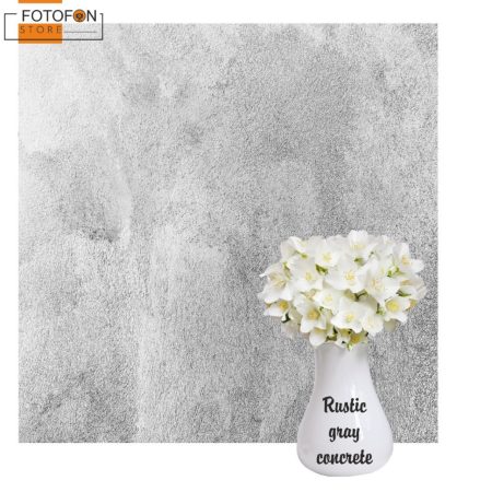 Фотофон, фон для фото вініловий студійний текстурний Rustic gray concrete