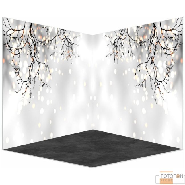 3Д вініловий кутовий фотофон Bright tree