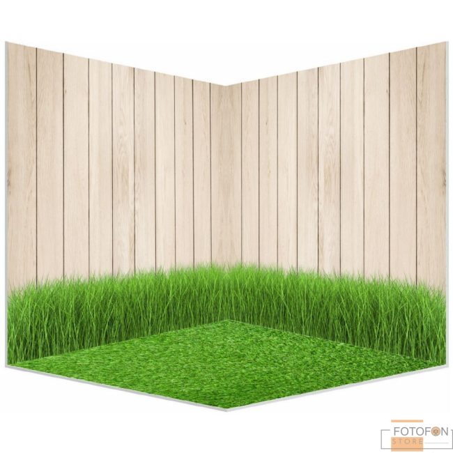 3Д вініловий кутовий фотофон Grass