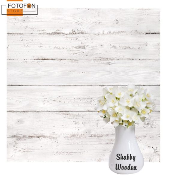 Фотофон, фон для фото вініловий студійний текстурний Shabby wooden