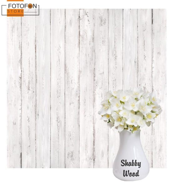 Фотофон, фон для фото вініловий студійний текстурний Shabby wood