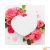 Вініловий фон для предметної зйомки Heart flowers