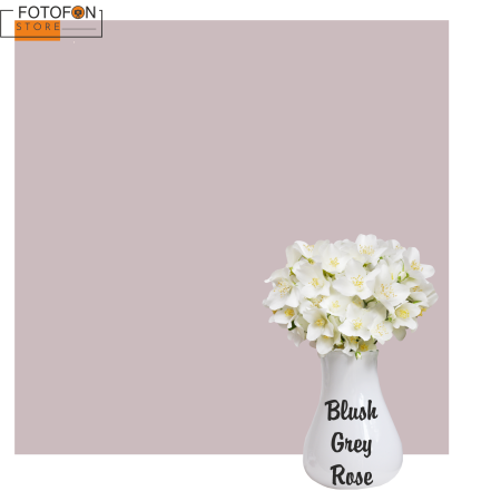 Однотонний фон Сіро-рожевий, фон для фото вініловий студійний Blush grey rose