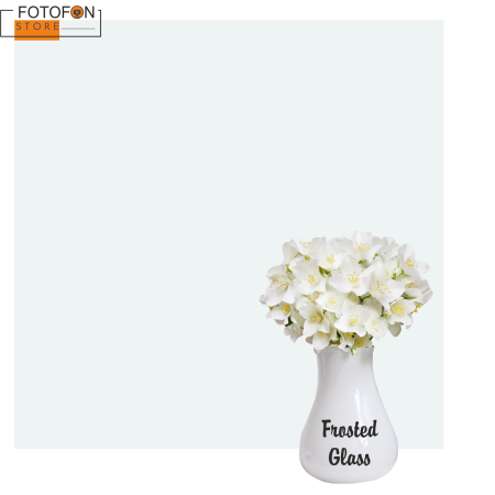 Однотонний фон Ніжно-блакитний, вініловий студійний фон для фото Frosted Glass