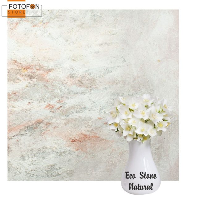 Фотофон, фон для фото вініловий студійний текстурний Eco Stone Natural