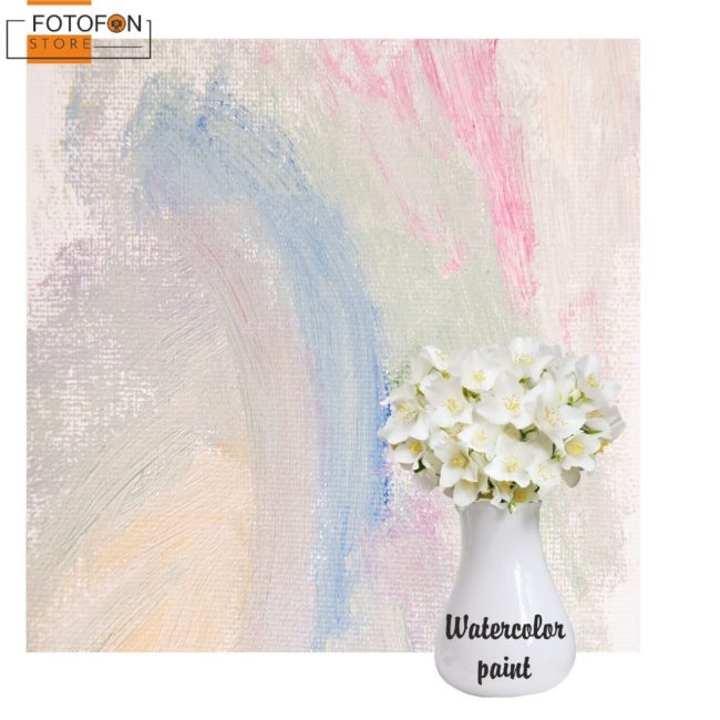 Фотофон, фон для фото вініловий студійний Watercolor Paint