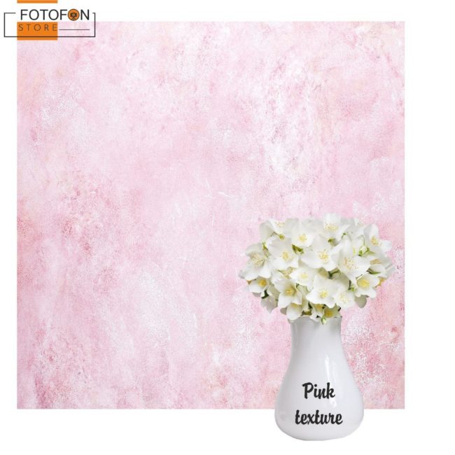 Вініловий фотофон для студійної фотозйомки Pink texture