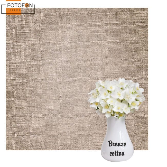 Вініловий фотофон для студійної фотозйомки Bronze cotton