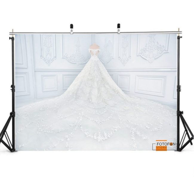 Фотофон, фон для фото вініловий студійний для весільного салону Wedding