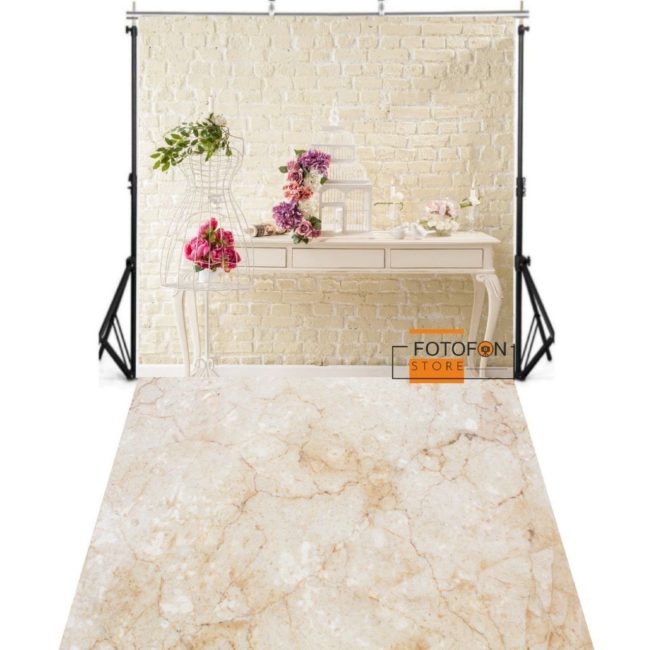 Вініловий фон Стіна Підлога "Wedding interior"