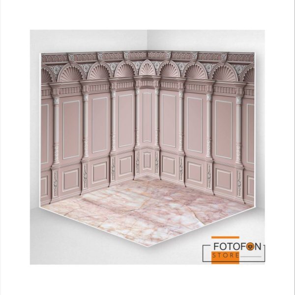 Фотофон вініловий кутовий 3D "Beige Classic Interior" - Image 1