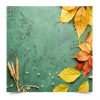 Вініловий студійний фотофон Beautiful autumn leaves with wheat