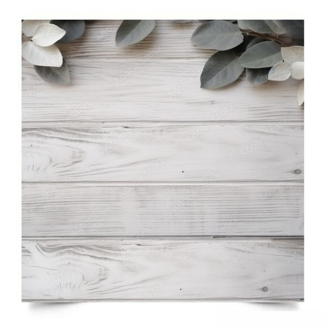 Вініловий студійний фотофон leaves on rustic wood