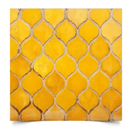 Вініловий студійний фотофон Moroccan yellow vintage ceramic