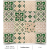 Вініловий студійний фотофон Beige green shabby mosaic