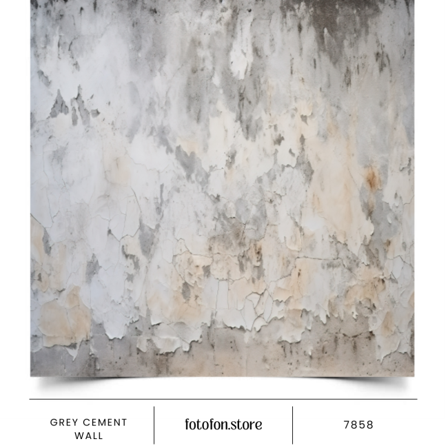 Вініловий студійний фотофон Grey cement wall