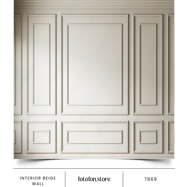 Вініловий студійний фотофон Interior beige wall