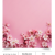 Вініловий фотофон Blossom on pink
