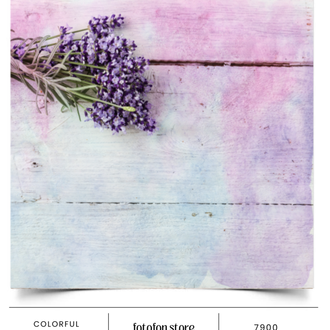 Вініловий фотофон Colorful Lavander